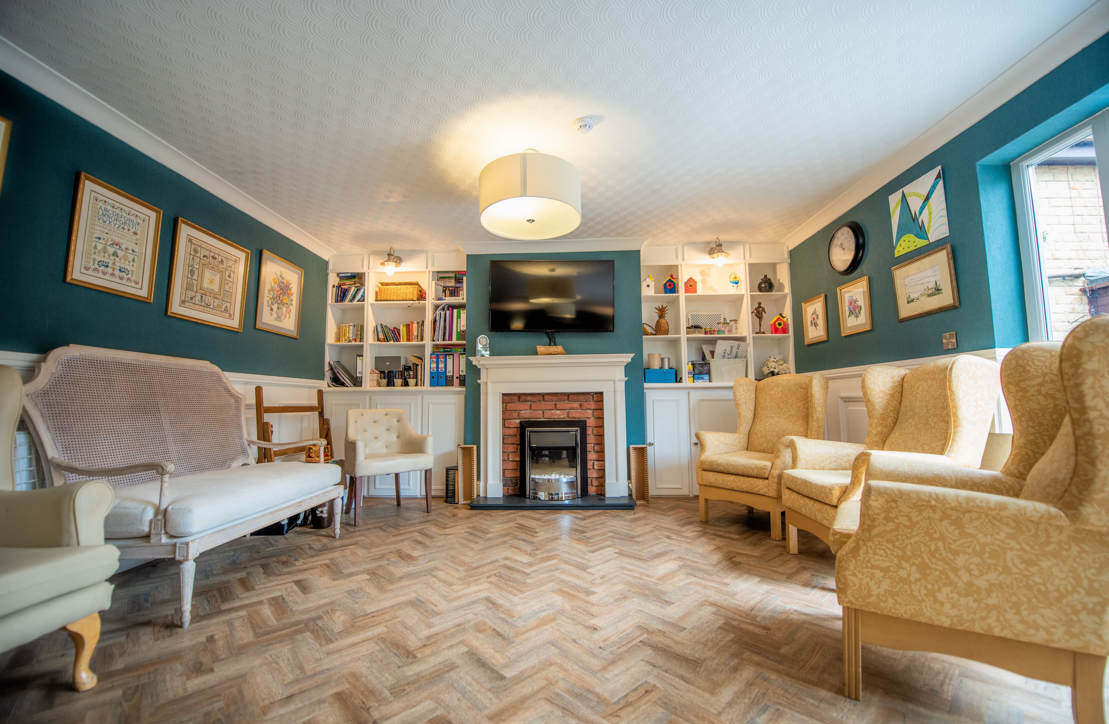 Communal Area of Lakeside Care Home in Standish, Wigan