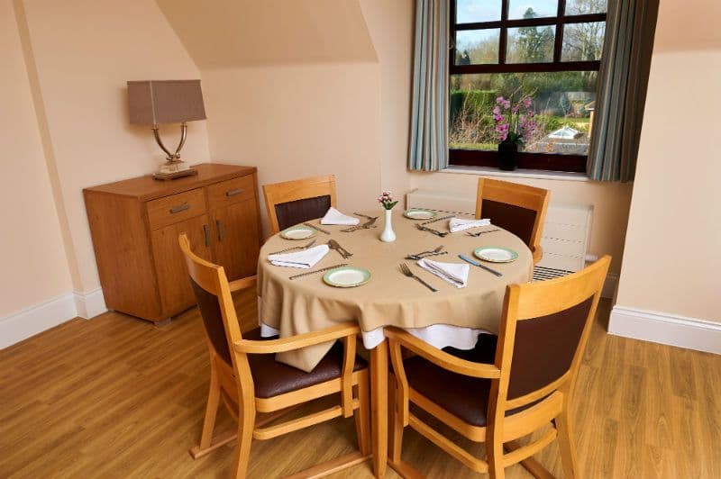 Dining Area of Larkland House Care Home in Ascot, Berkshire