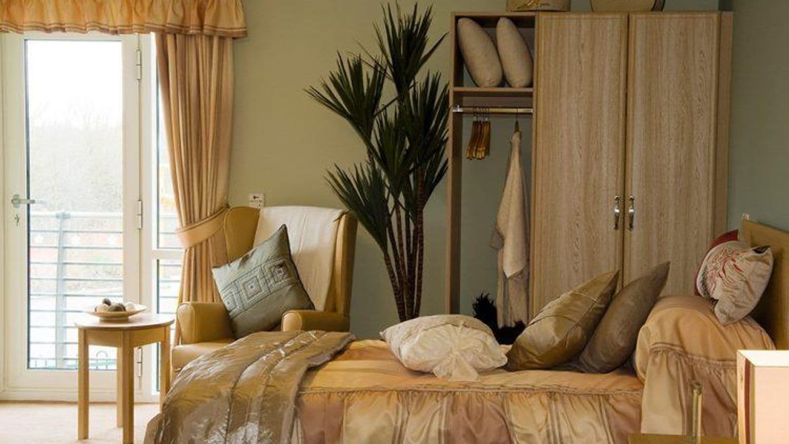 Bedroom at Laverstock Care Home in Salisbury, Wiltshire