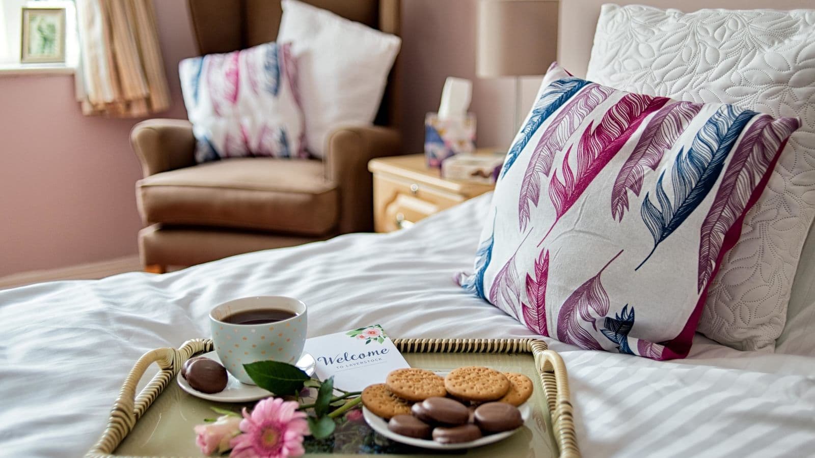 Bedroom at Laverstock Care Home in Salisbury, Wiltshire