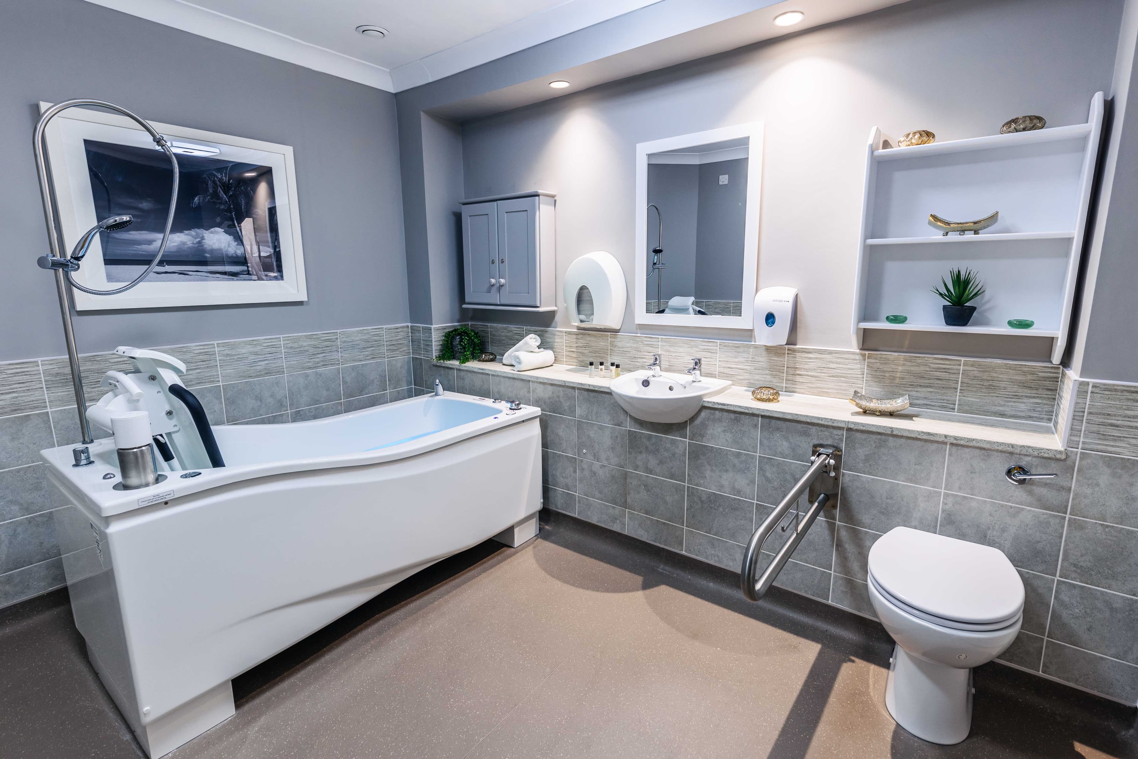 Bathroom at Lawton Manor Care Home in Kidsgrove, Newcastle-under-Lyme