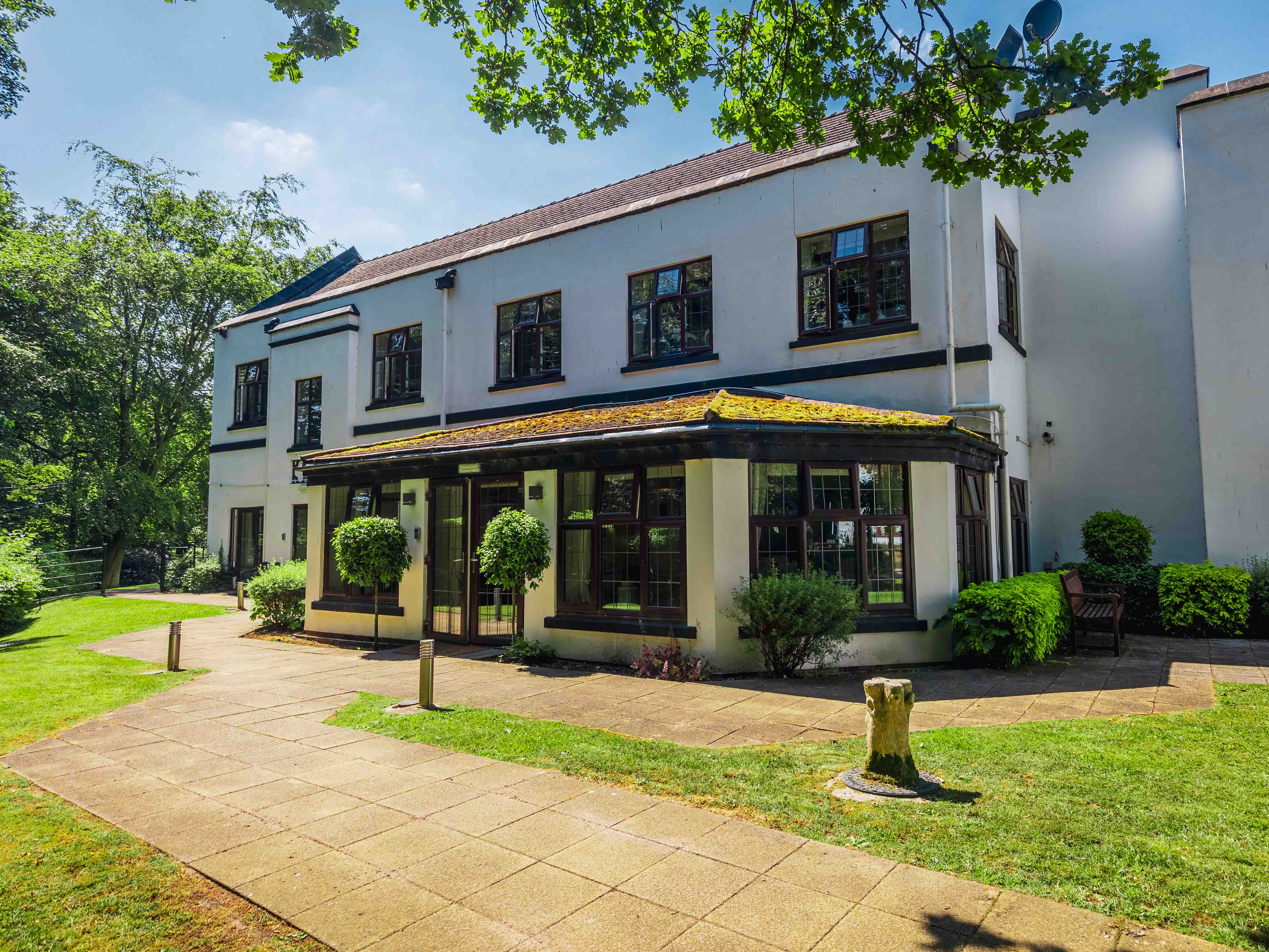 Garden at Lawton Manor Care Home in Kidsgrove, Newcastle-under-Lyme