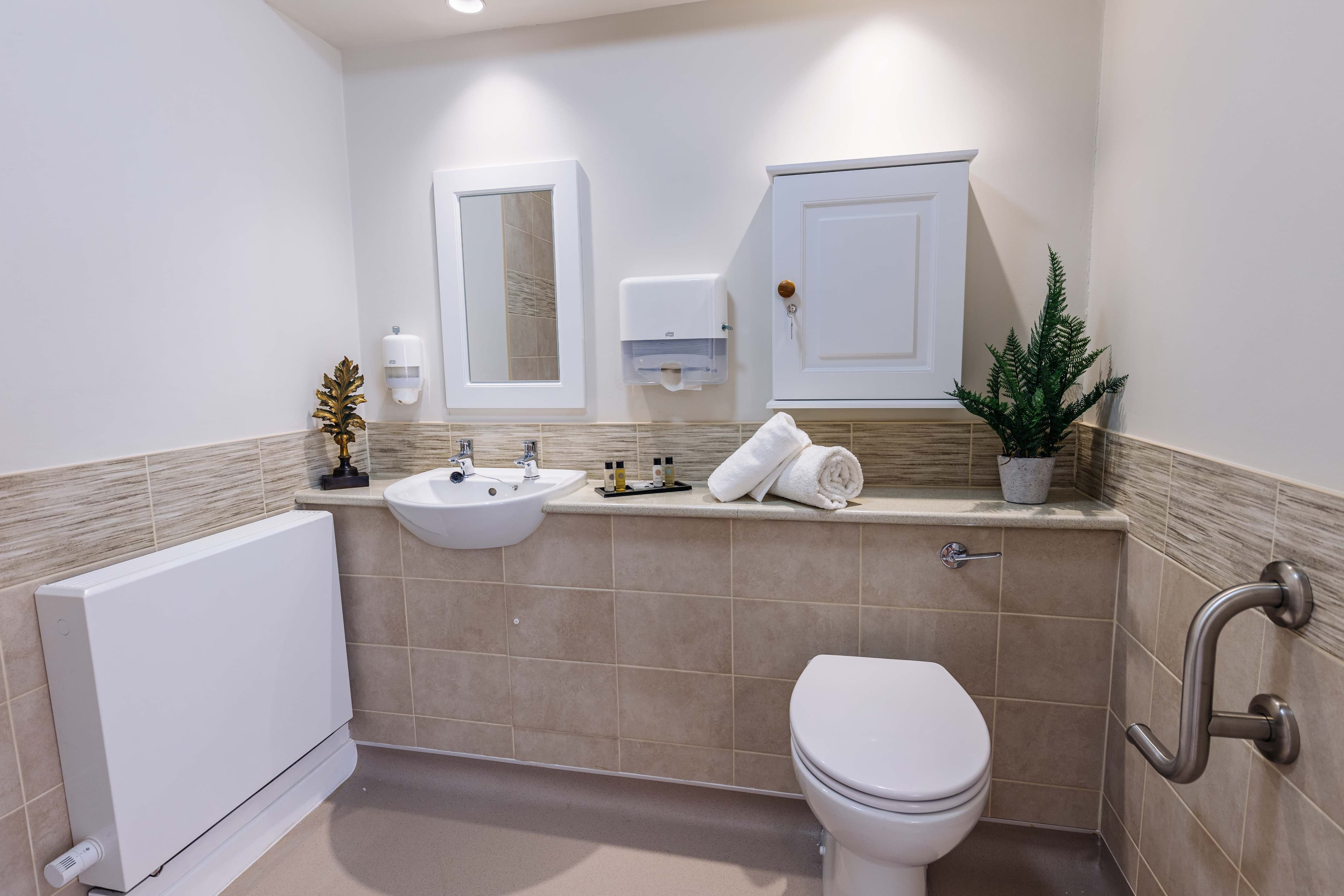 Bathroom at Lawton Manor Care Home in Kidsgrove, Newcastle-under-Lyme