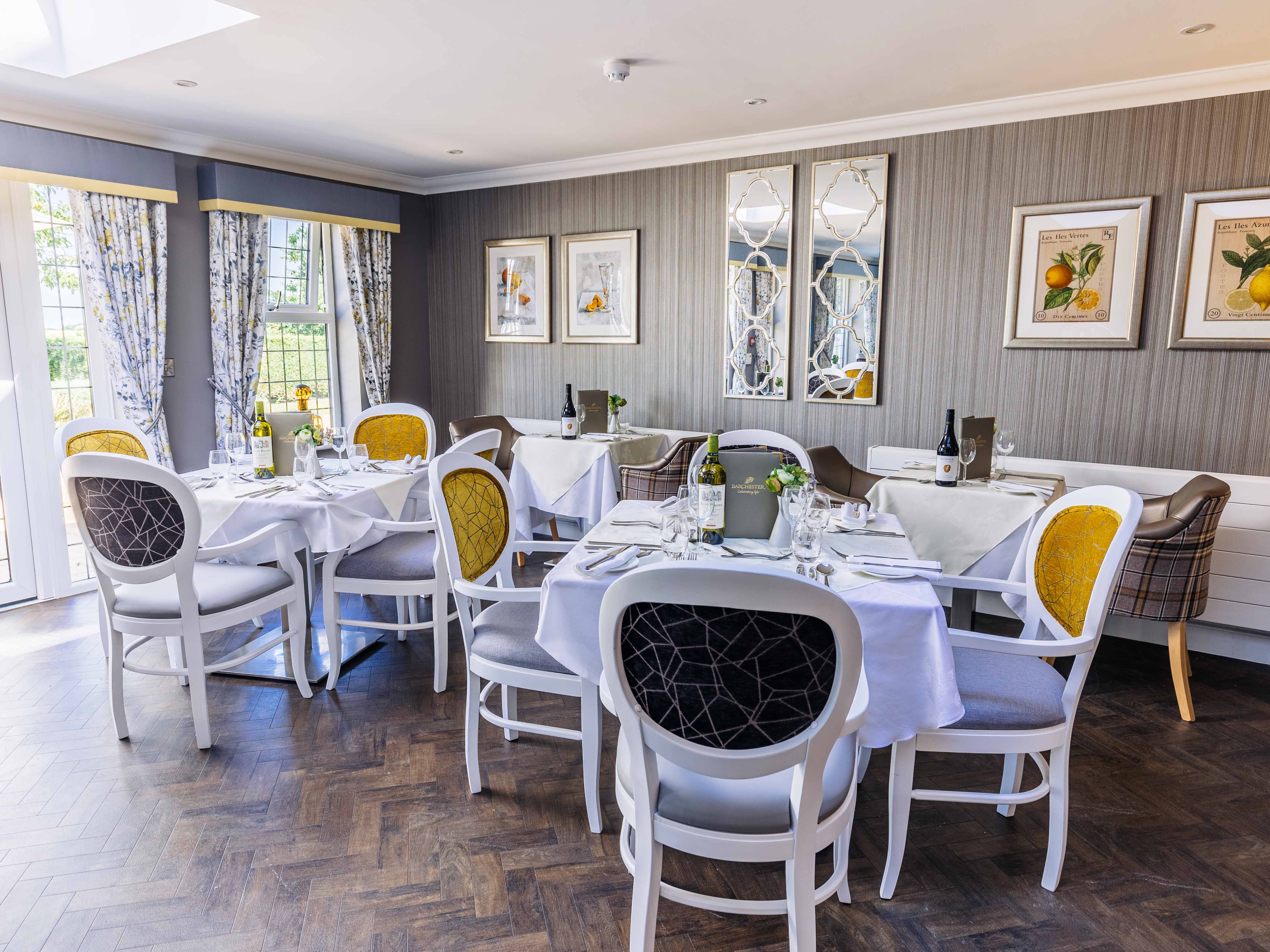 Dining Room at Lawton Manor Care Home in Kidsgrove, Newcastle-under-Lyme