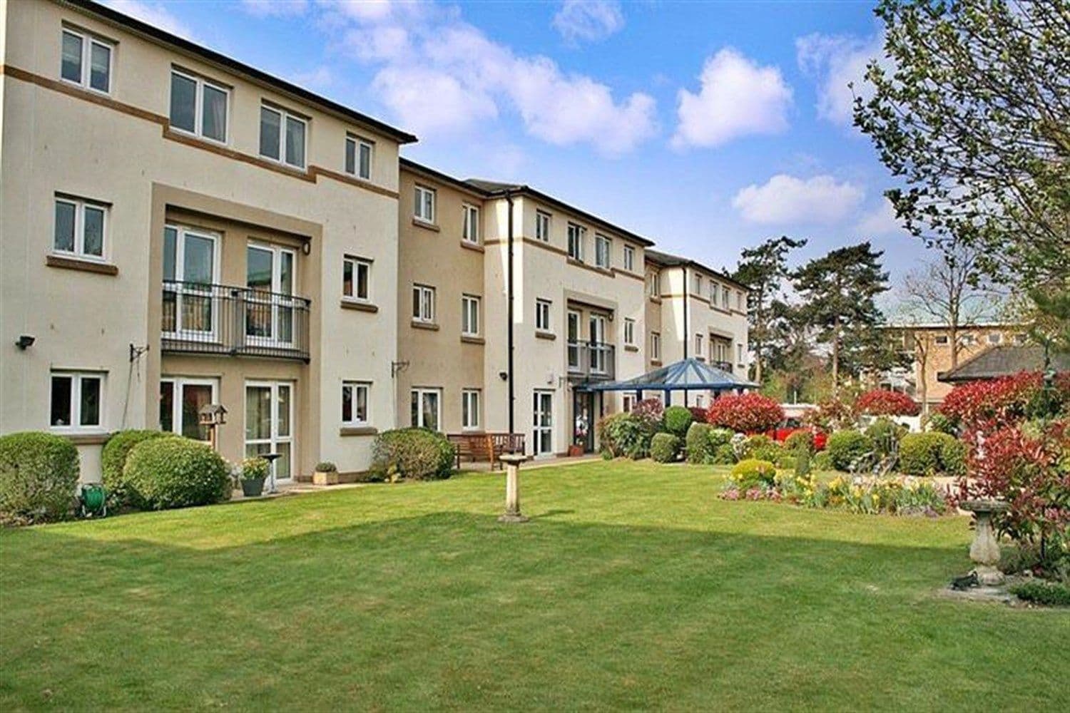 Exterior of Lefroy Retirement Development in Cheltenham, Gloucestershire