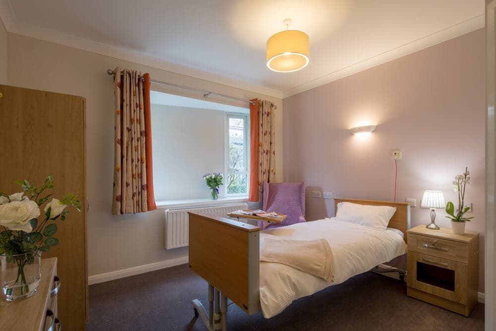 Bedroom at Lennox House Care Home in Islington, London