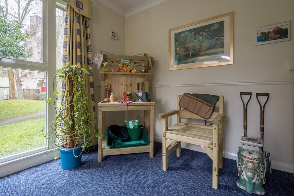 Communal Lounge at Lennox House Care Home in Islington, London