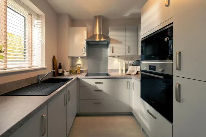 Kitchen at Lionheart Court Retirement Apartment in Waltham Abbey, Epping Forest