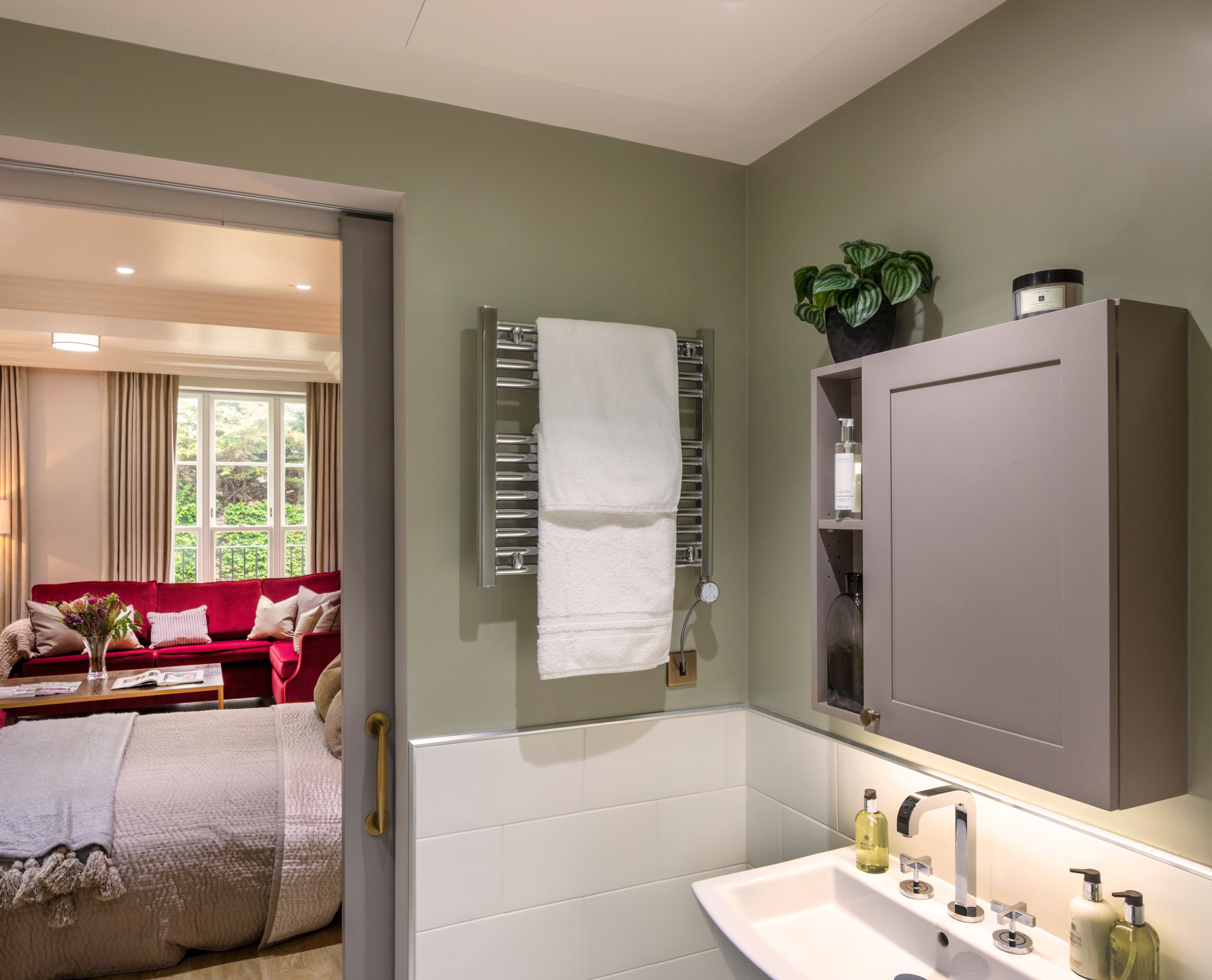 Bedroom at Abbey Road Care Home in London, England