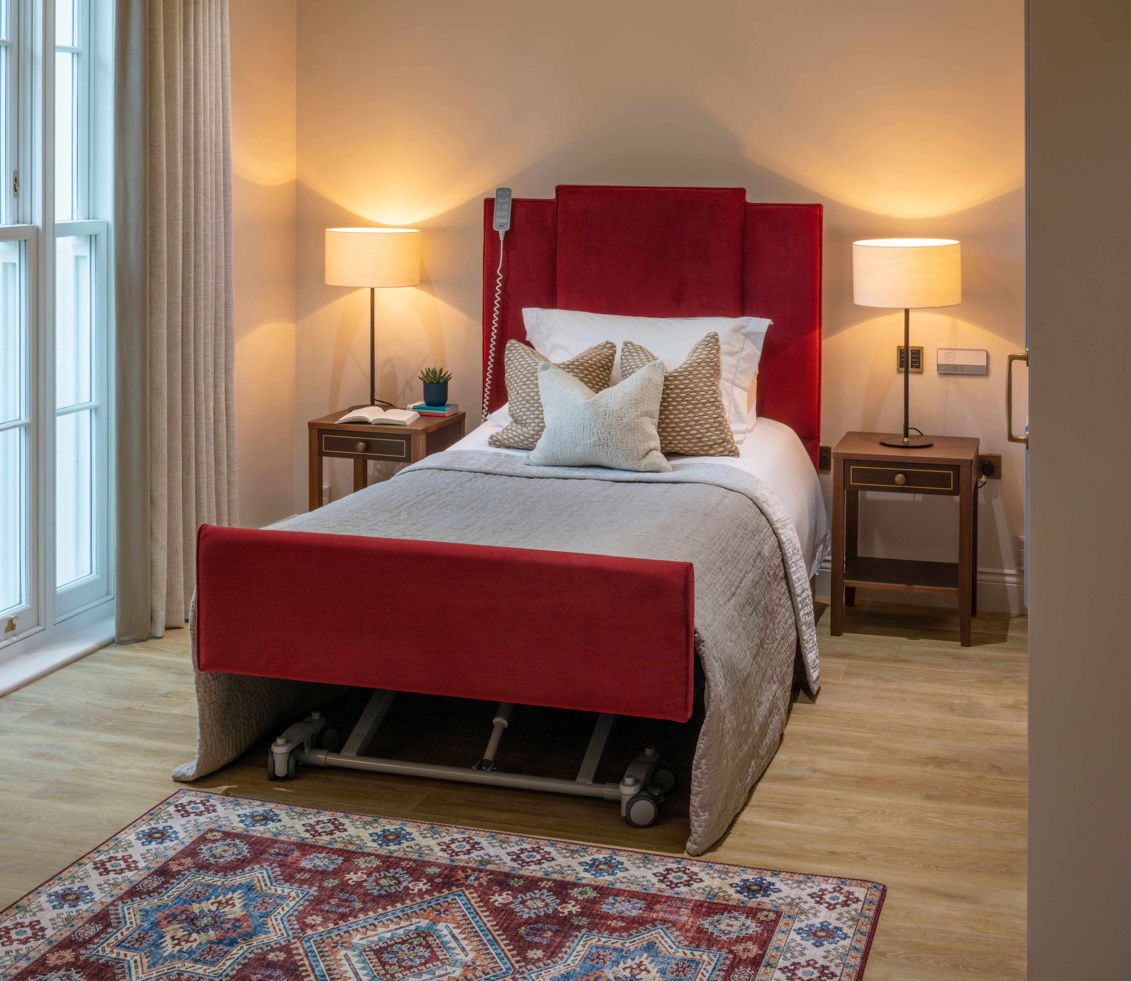 Bedroom at Abbey Road Care Home in London, England