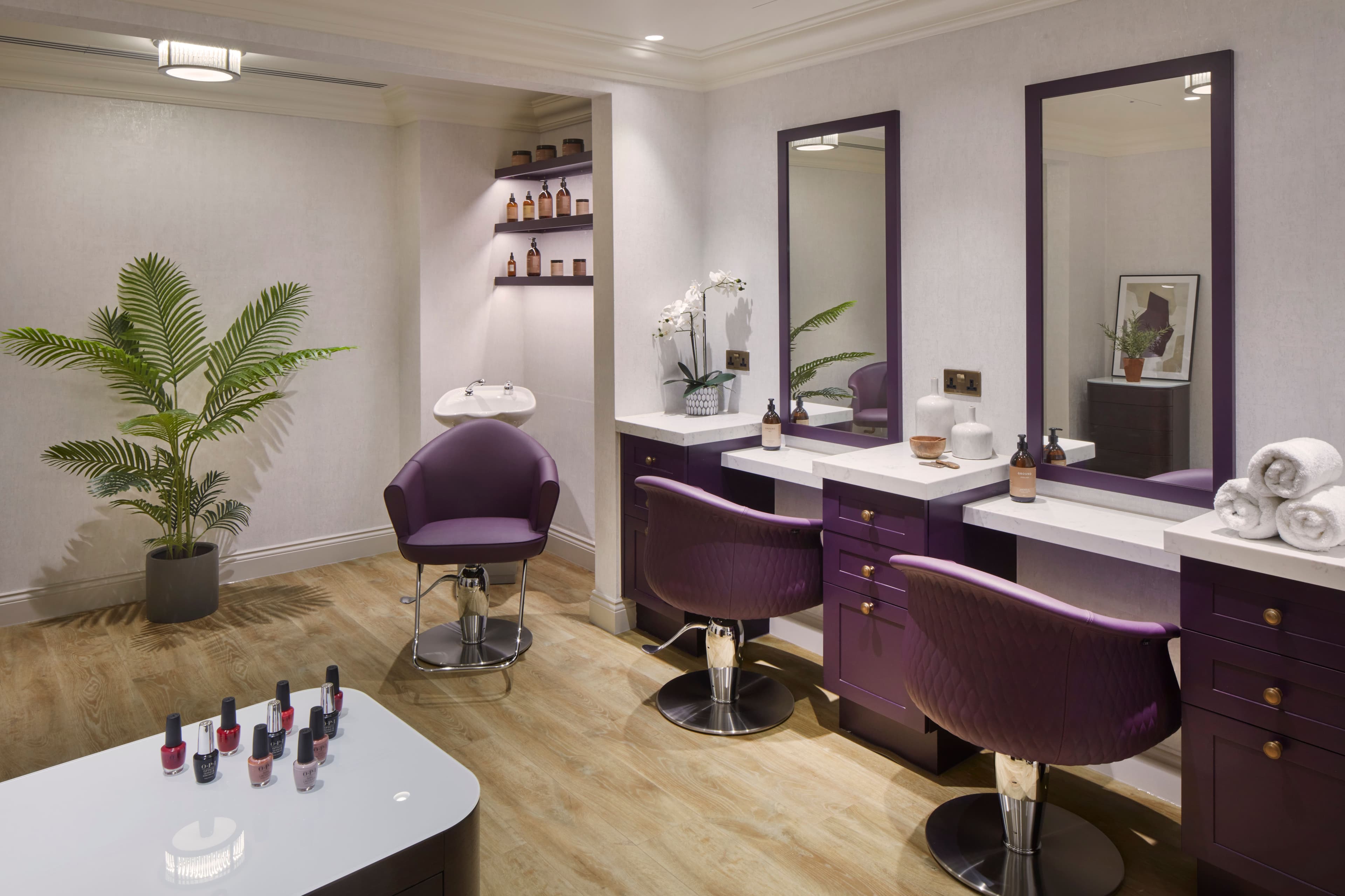 Salon at Abbey Road Care Home in London, England