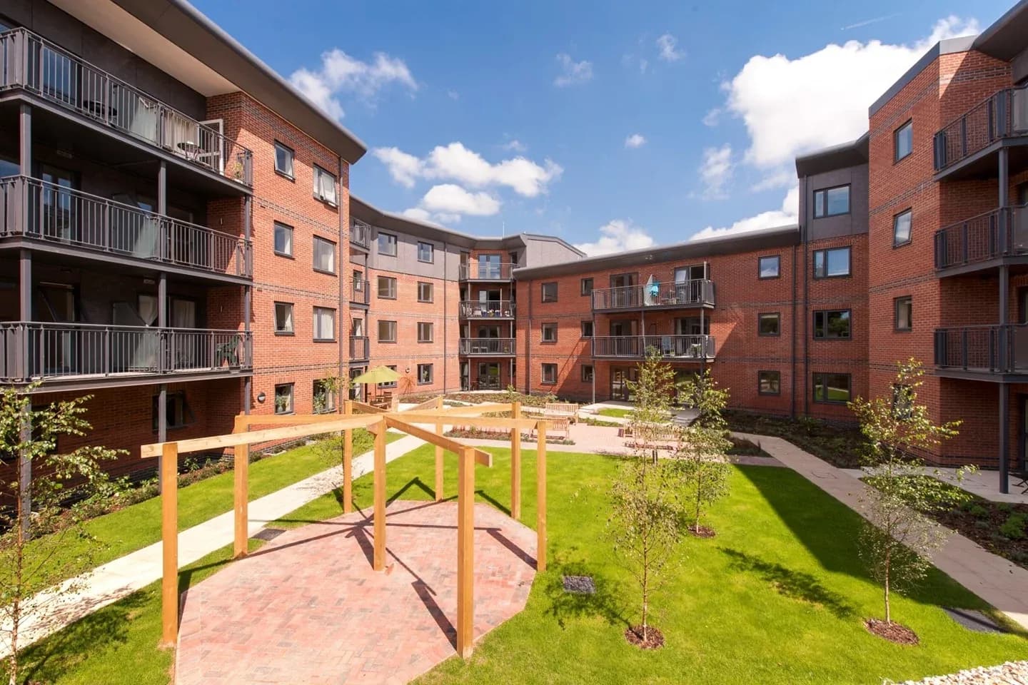 Exterior of Magpie Court in Bristol, Gloucestershire