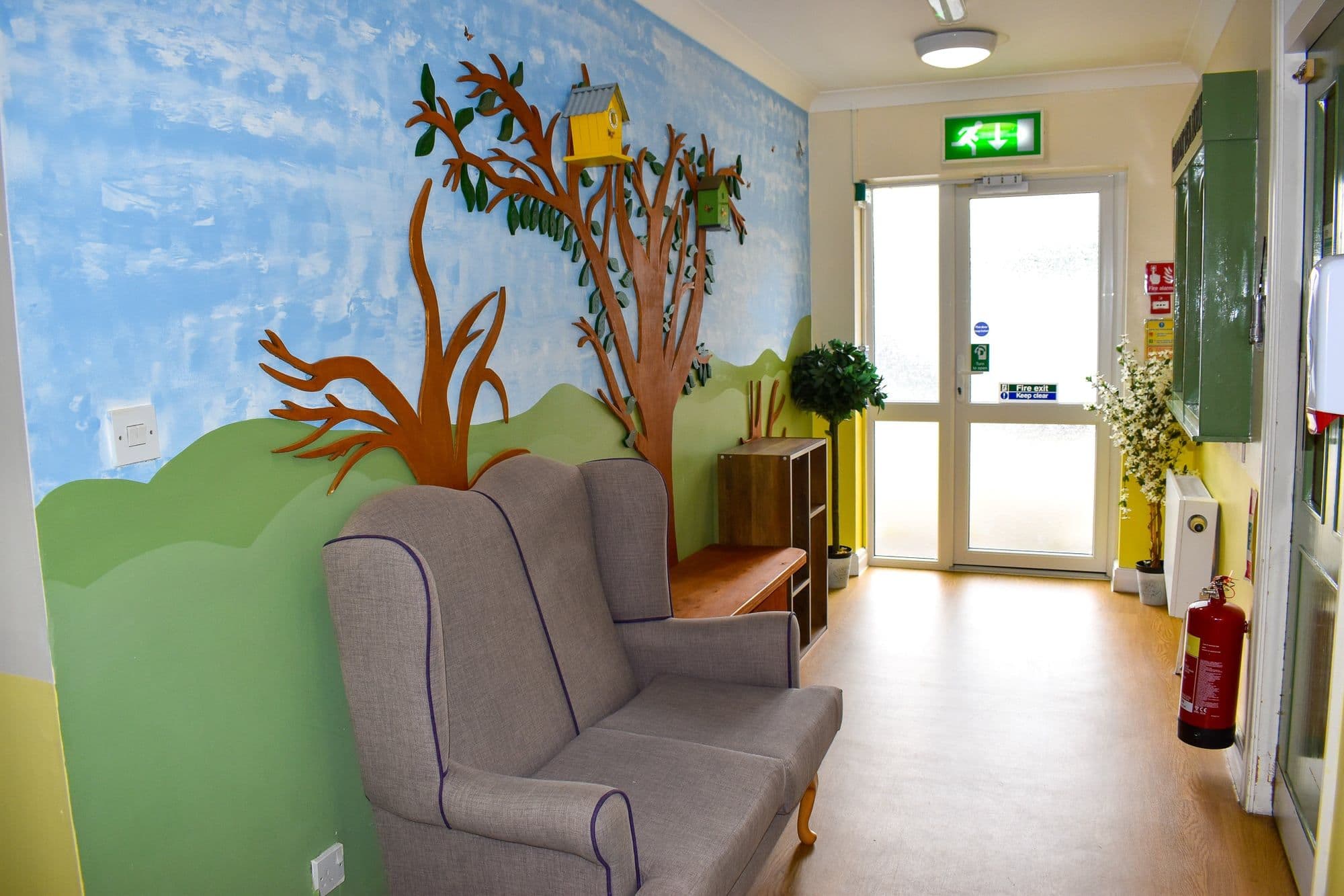 Communal area at Mahogany Care Home, Newtown, Wigan, Lancashire