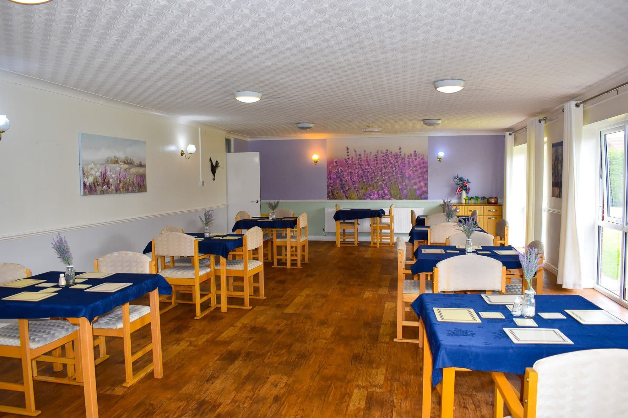 Dining Hall at Mahogany Care Home, Newtown, Wigan, Lancashire