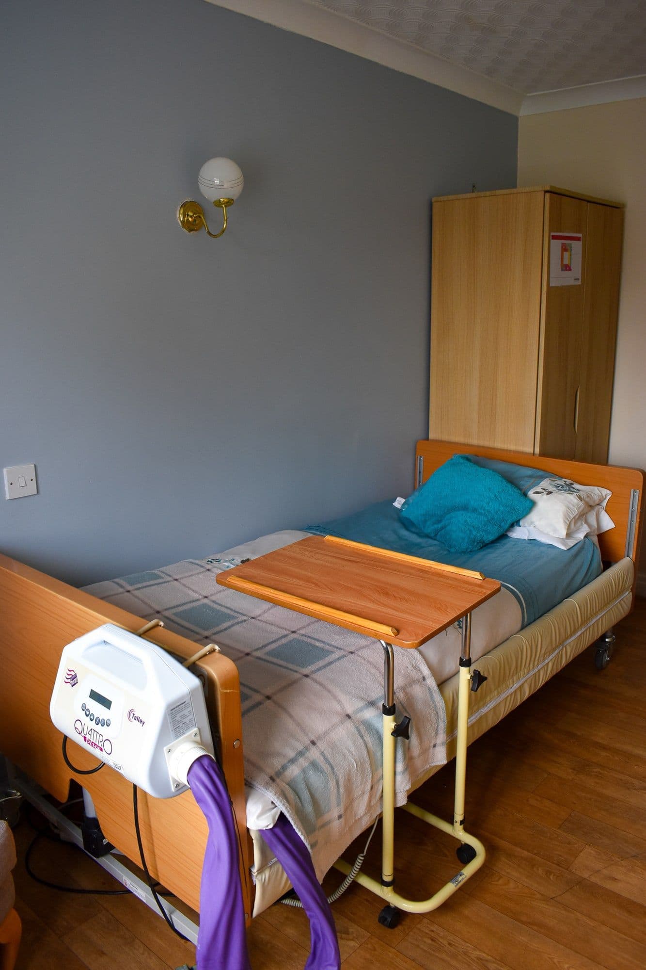 Bedroom at Mahogany Care Home, Newtown, Wigan, Lancashire