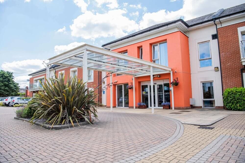 Exterior of Manor Lodge Care Home in Chelmsford, Essex