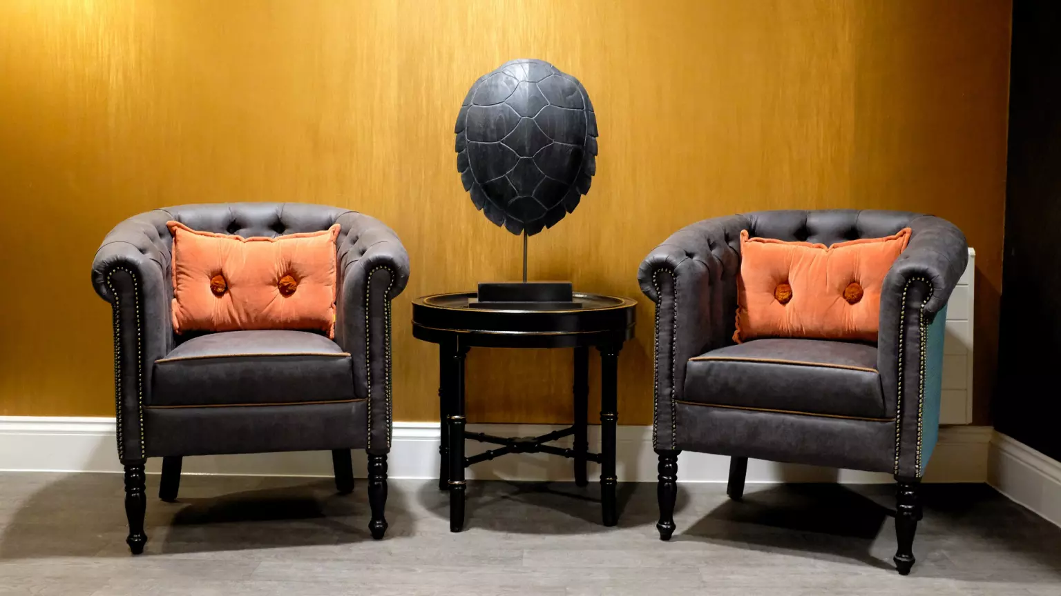 Seating area of Mantels Court care home in Biggleswade, Bedfordshire