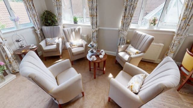 Communal Lounge at Parkview House Care Home in Chingford, Waltham Forest