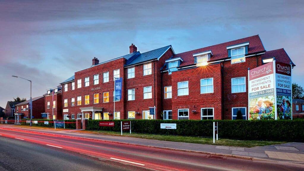 Exterior of Peel Lodge Retirement Development in Marlow, Buckinghamshire