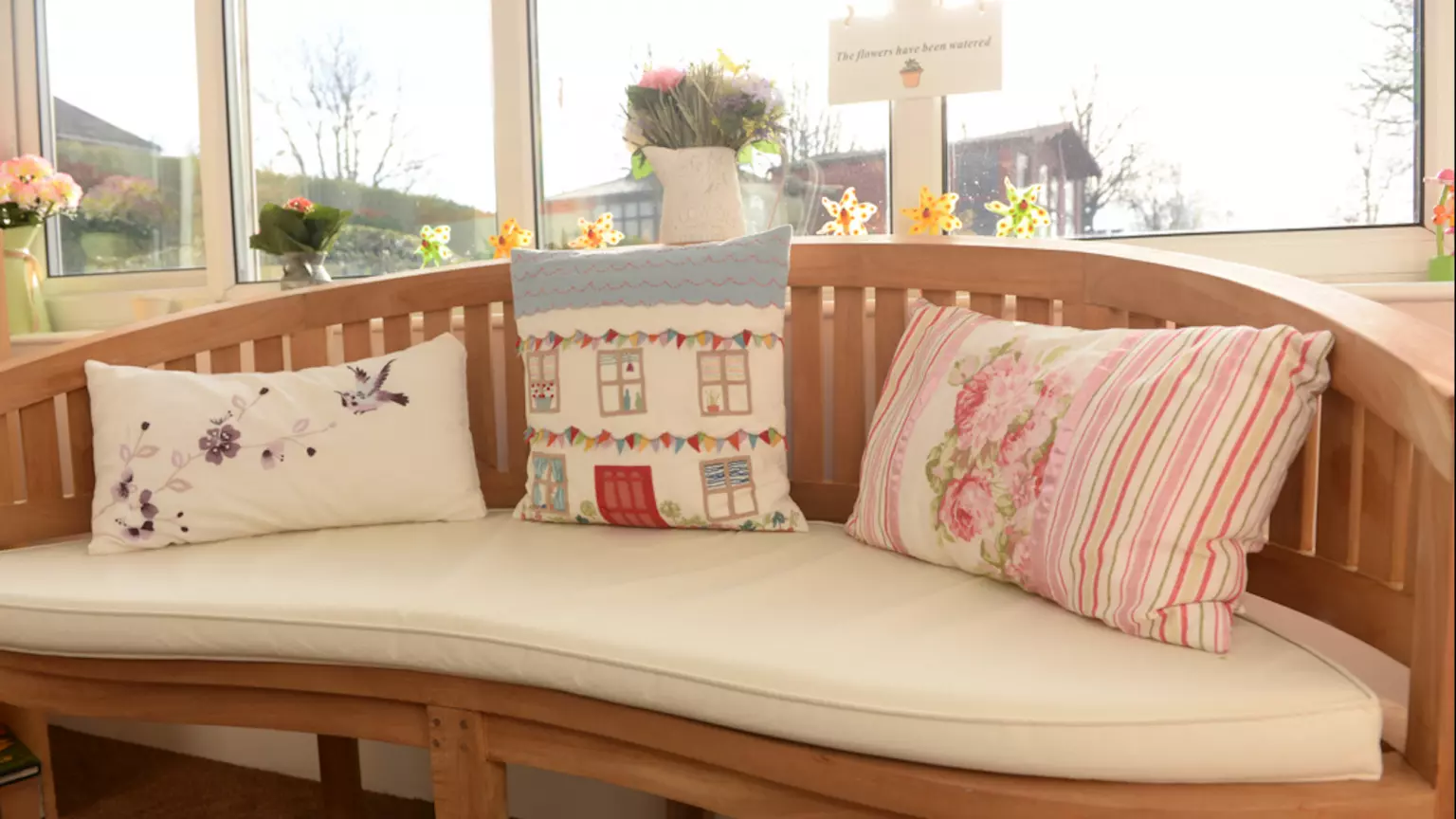 Seating area of Mayfair Lodge care home in Watkins Rise, Hertfordshire