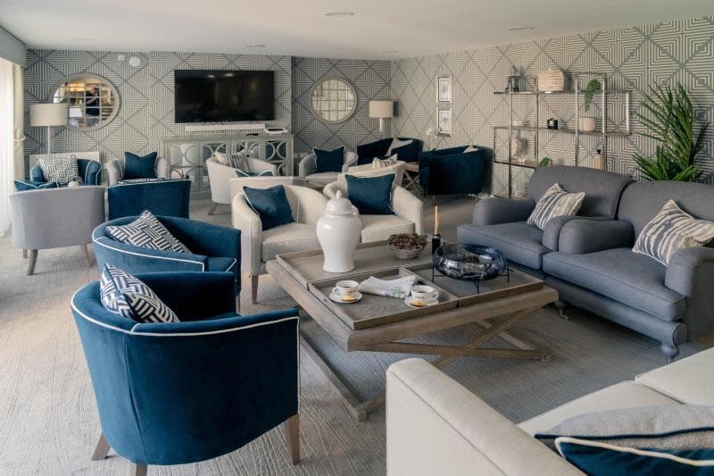 Communal Lounge at Balshaw Court Retirement Development in Leyton, South Ribble