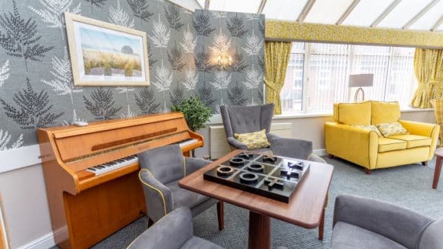 Activity Room at Monread Lodge Care Home in Hertfordshire, East of England