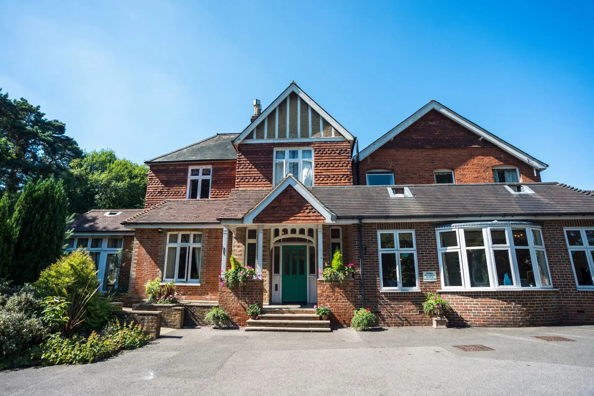 Exterior of Moorlands care home in Lightwater, Surrey