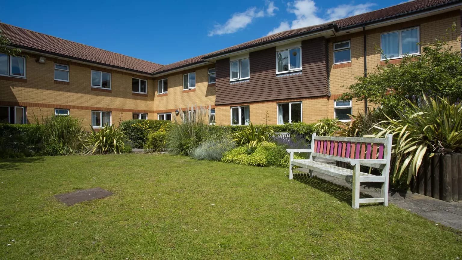 Garden of Moutnbatten Lodge care home in Hemel Hempstead, Hertfordshire