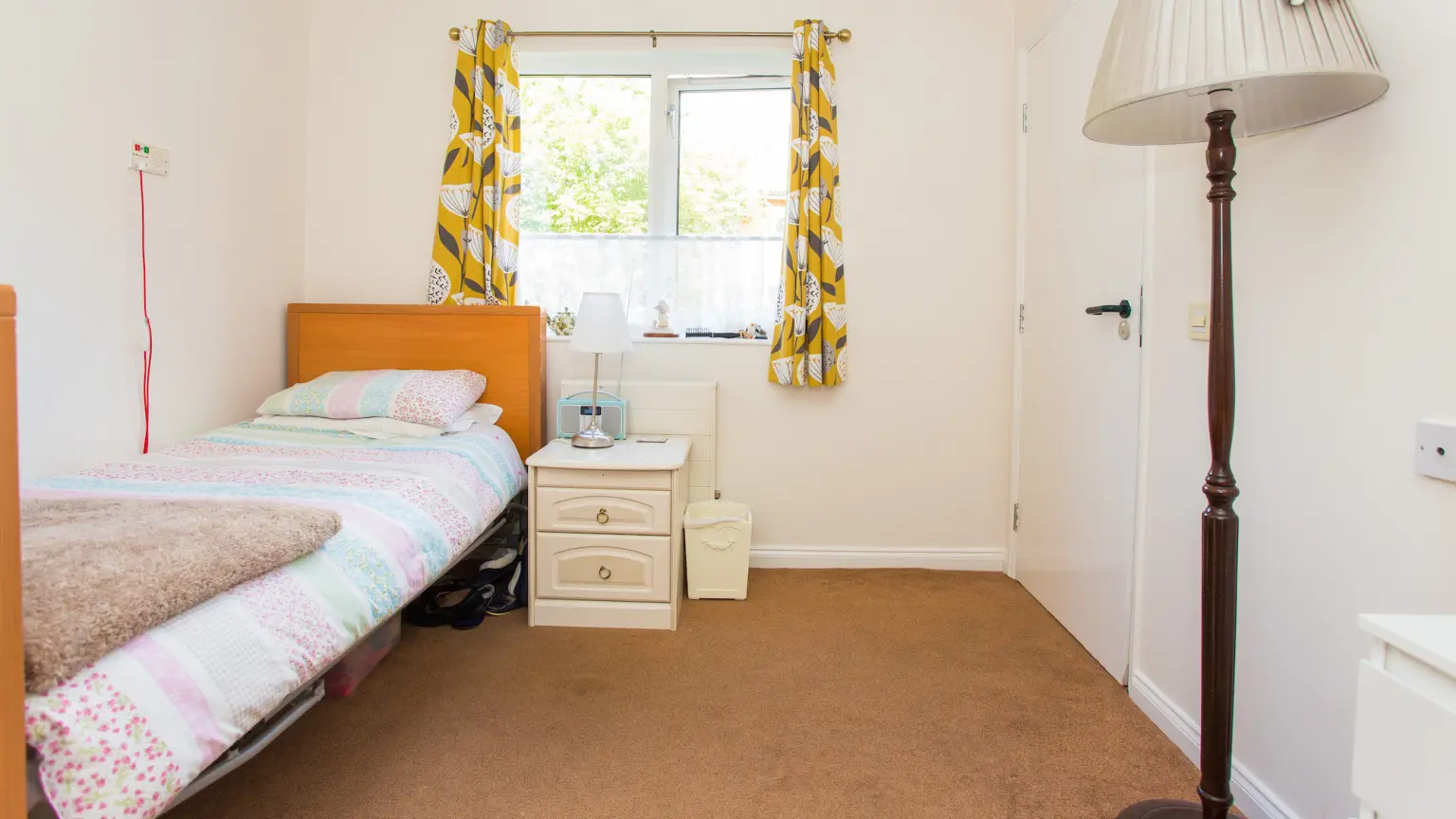 Bedroom of Moutnbatten Lodge care home in Hemel Hempstead, Hertfordshire