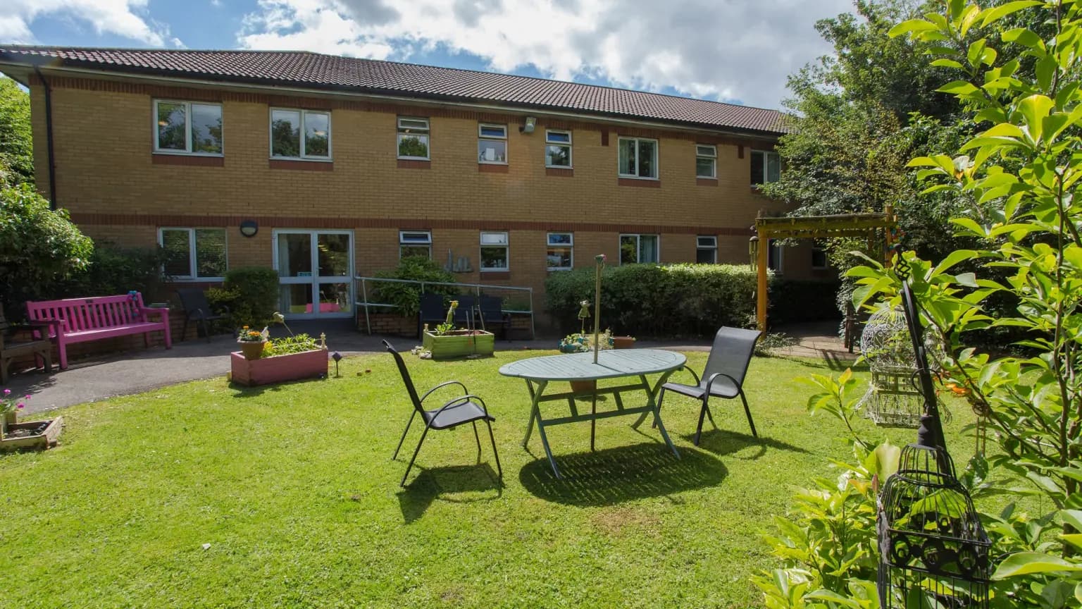 Garden of Moutnbatten Lodge care home in Hemel Hempstead, Hertfordshire