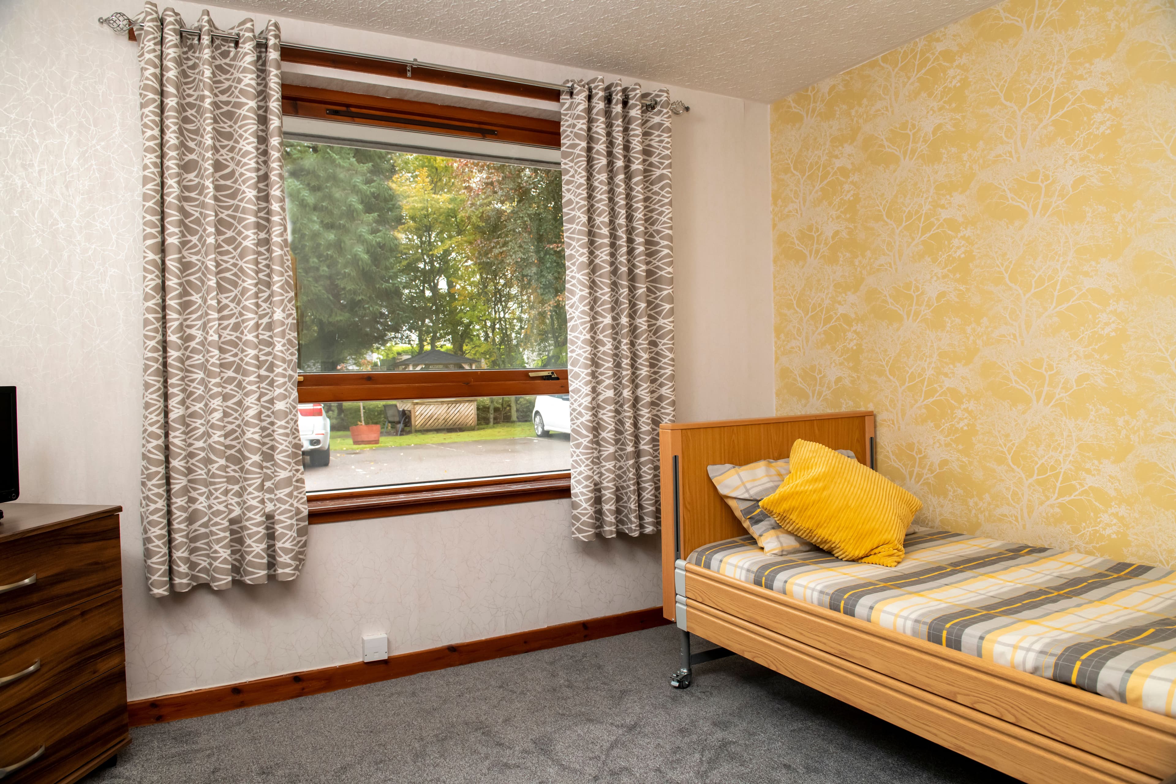 BEdroom of Hull Hall in Invergordon, Scotland