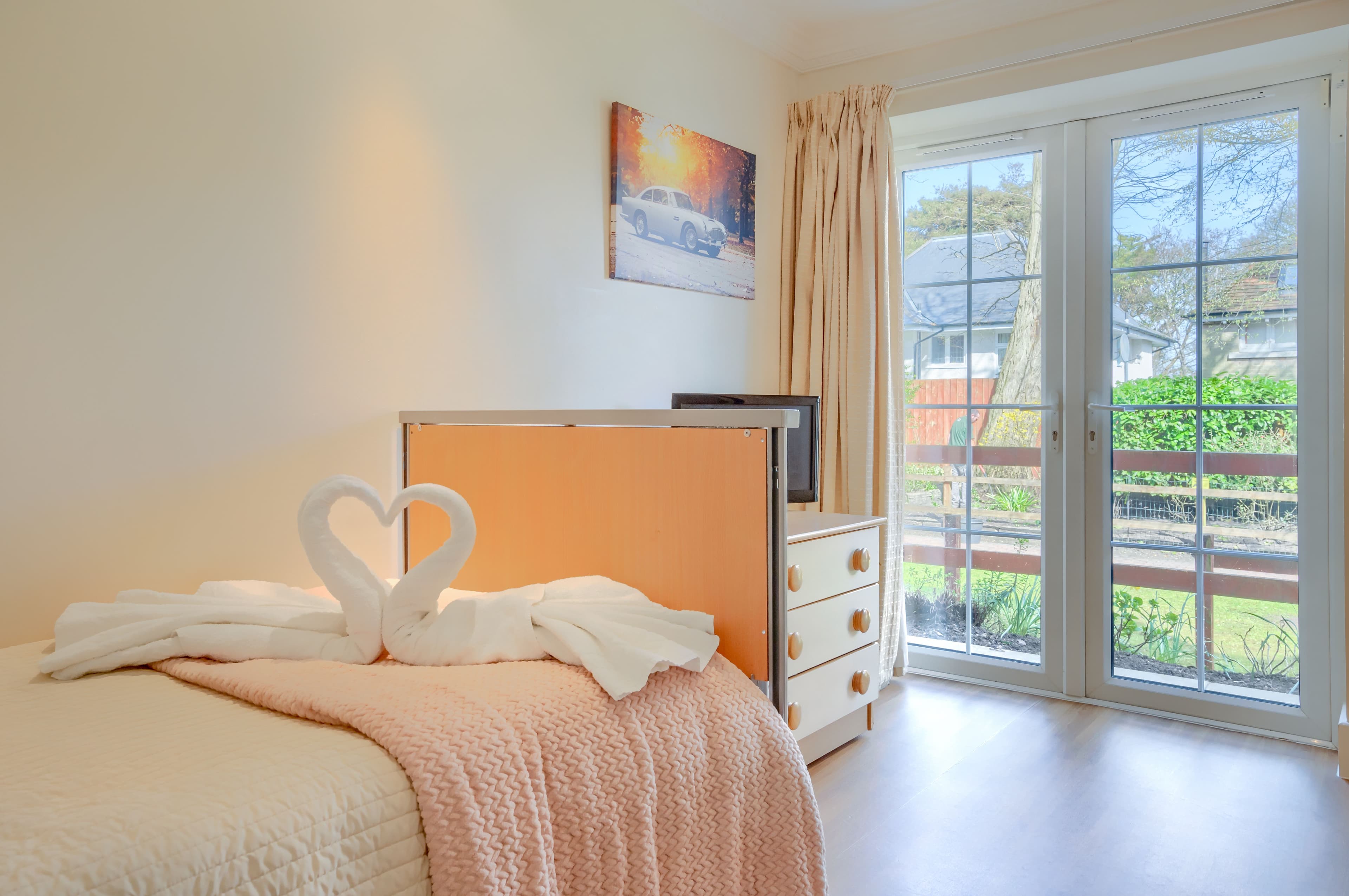 Bedroom of Aranlow House Care Home in Poole, Dorset