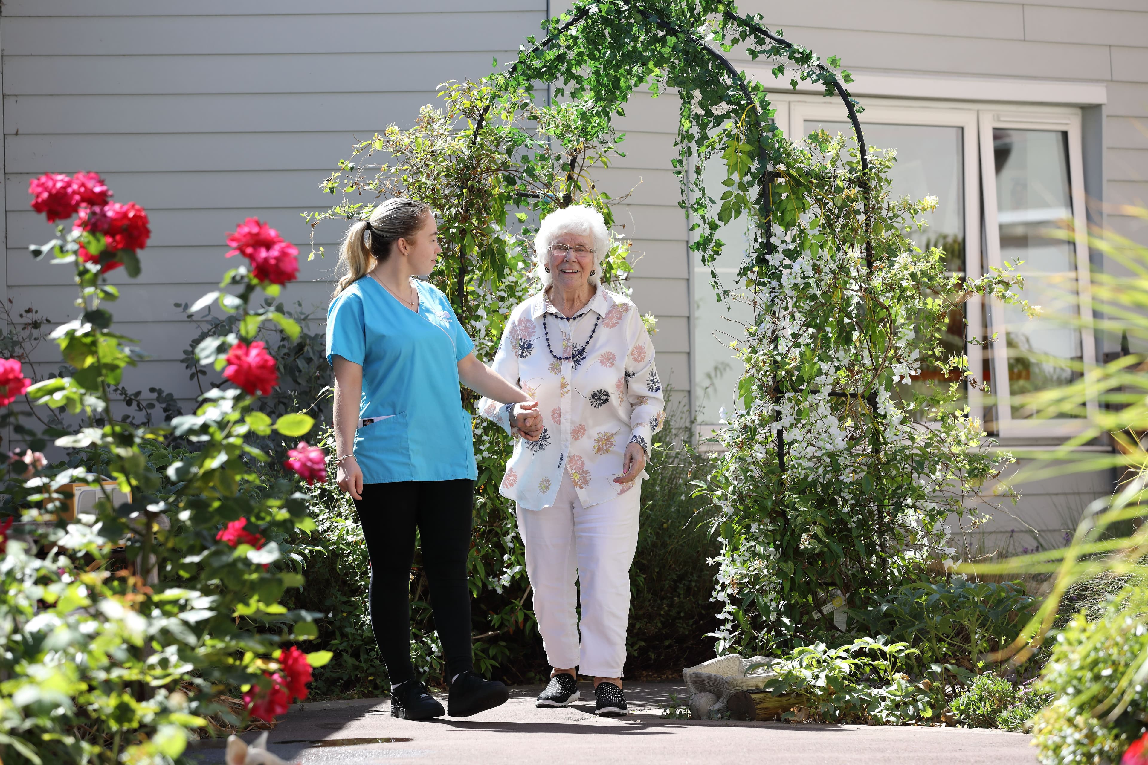 Residents of Lynwood care home in Ascot, Berkshire