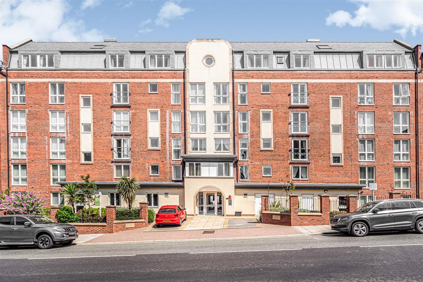 Exterior of North Bay Court retirement development in Scarborough, North Yorkshire