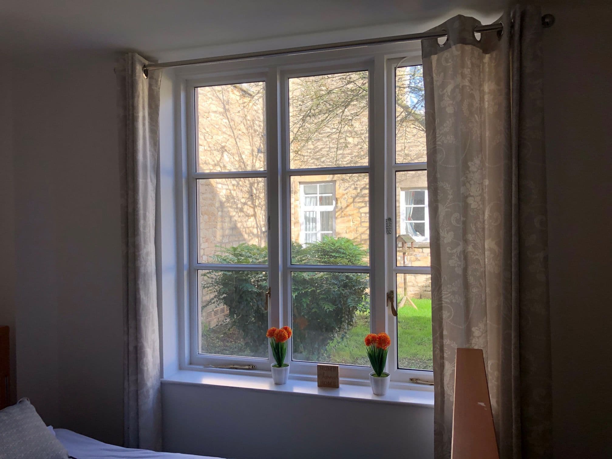 Bedroom of Northleach Court care home in Cheltenham, Gloucestershire
