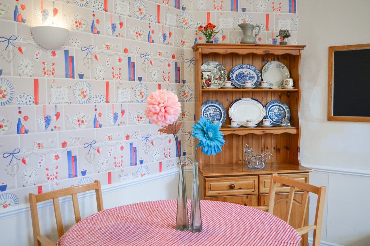 Dining area of Northleach Court care home in Cheltenham, Gloucestershire