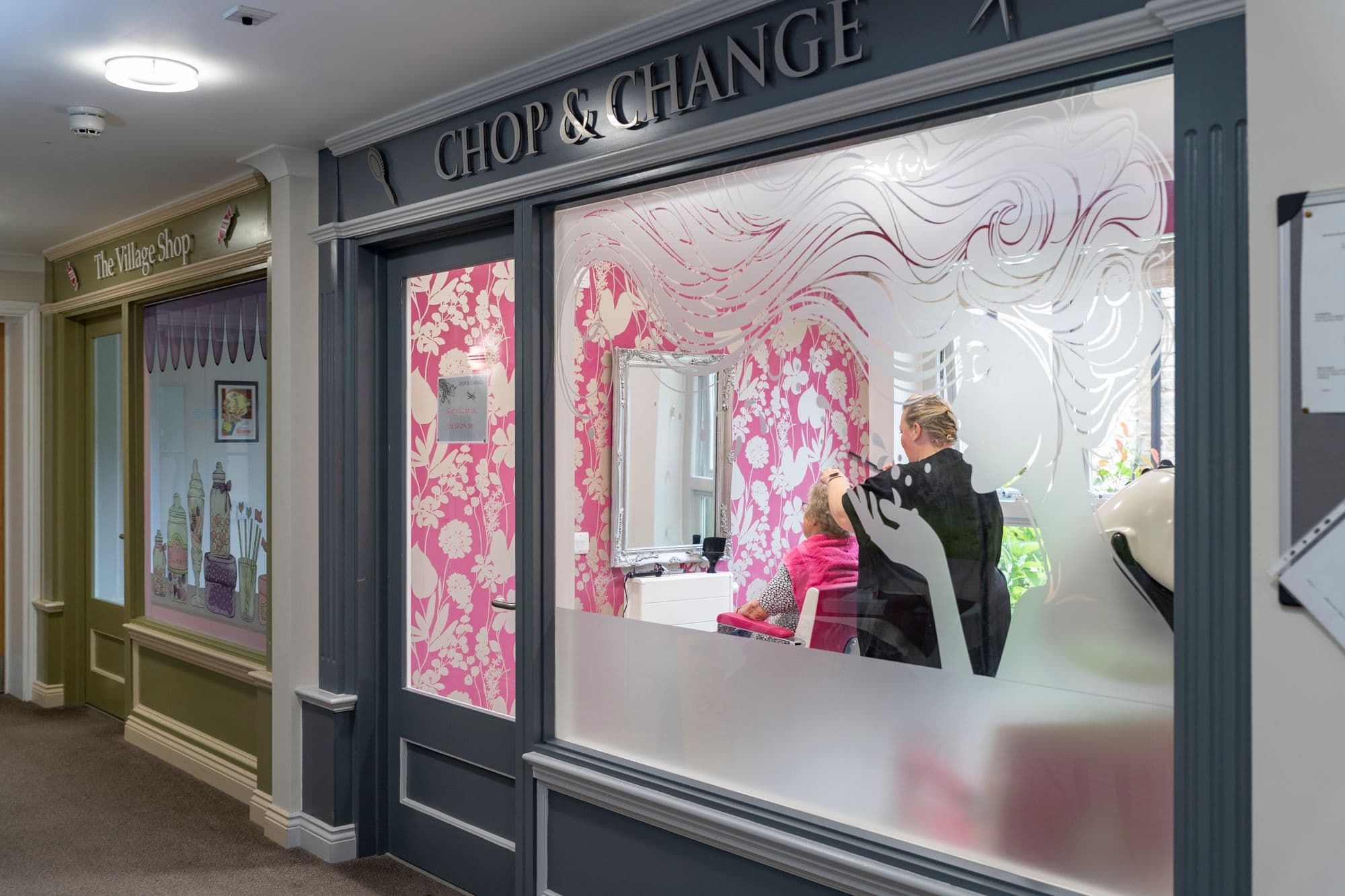 Salon at Edwardstow Court Care Home in Stow-on-the-Wold, Cotswold