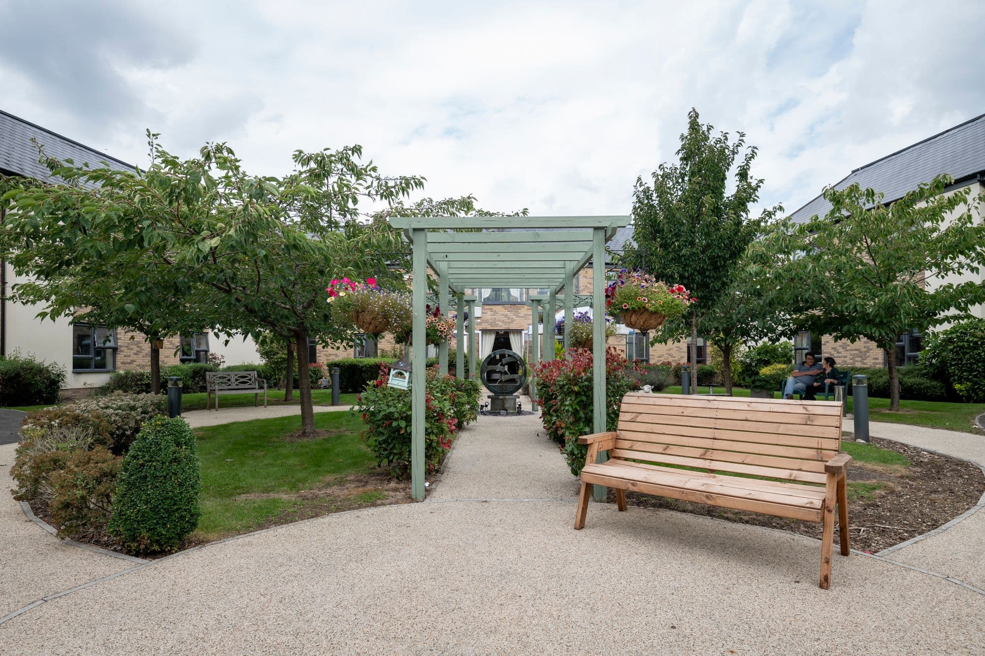 Garden at Goodson Lodge in Care Home in Trowbridge, Wiltshire