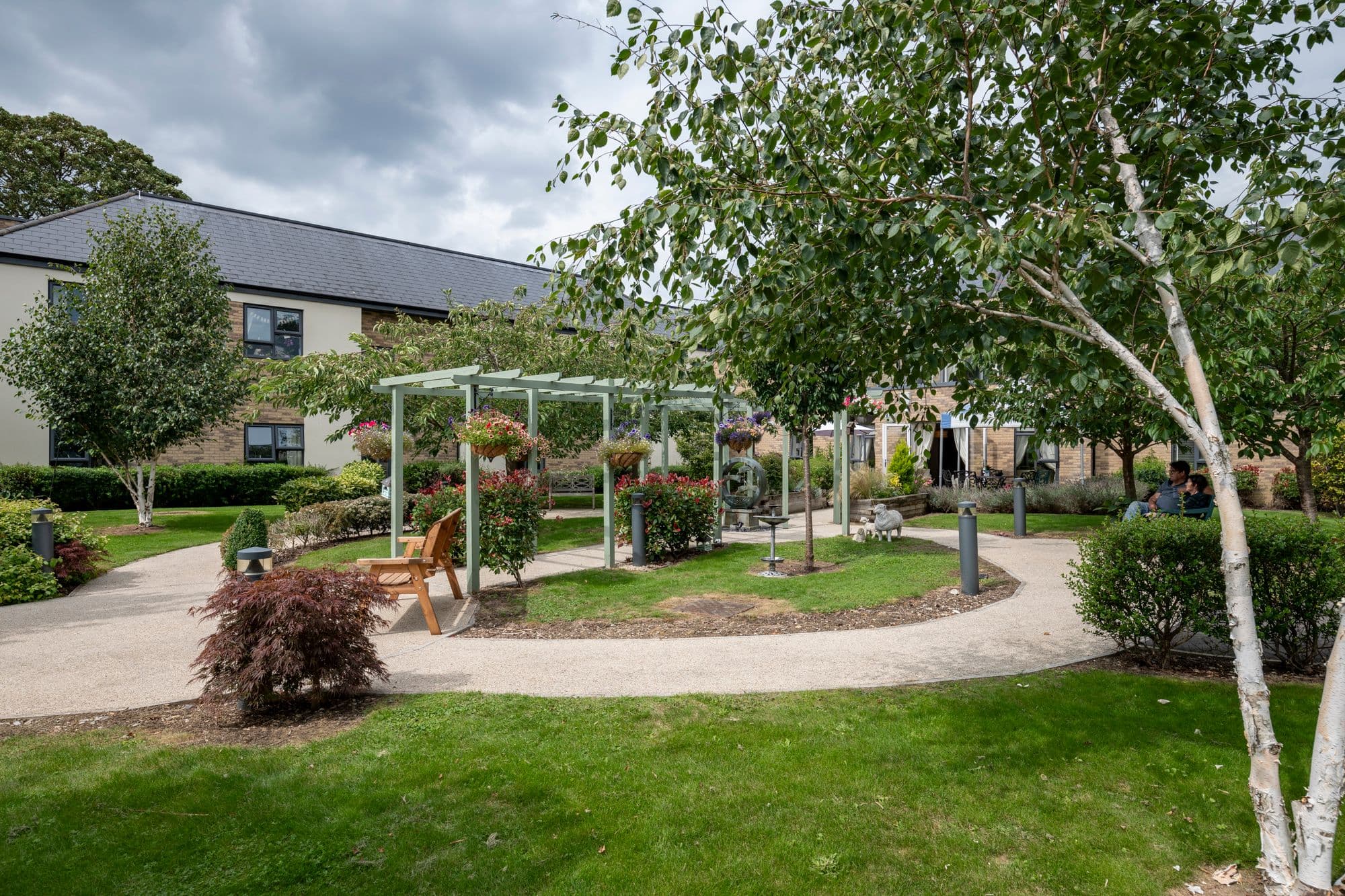 Garden at Goodson Lodge in Care Home in Trowbridge, Wiltshire