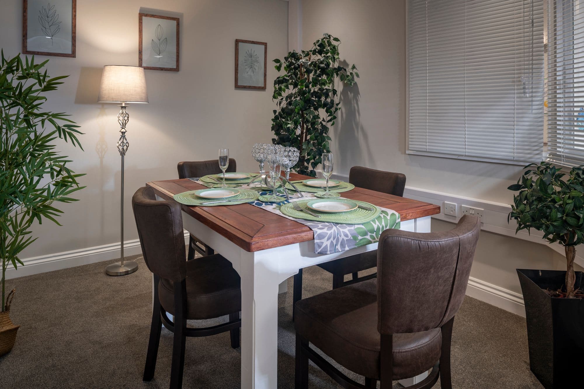 Dining Area at Goodson Lodge in Care Home in Trowbridge, Wiltshire