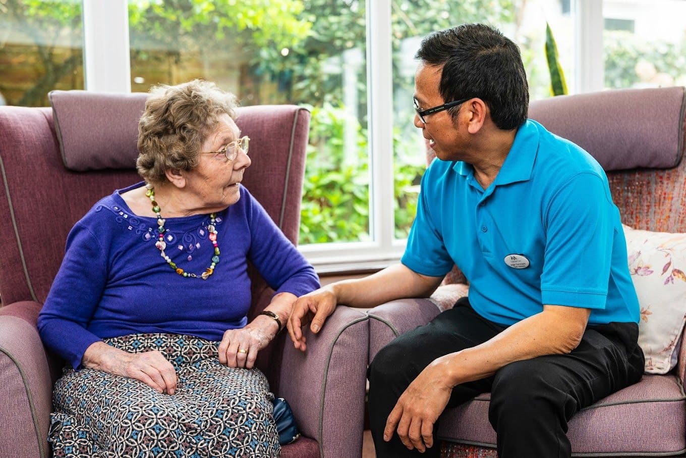 Resident of Oakland Court care home in Bognor Regis