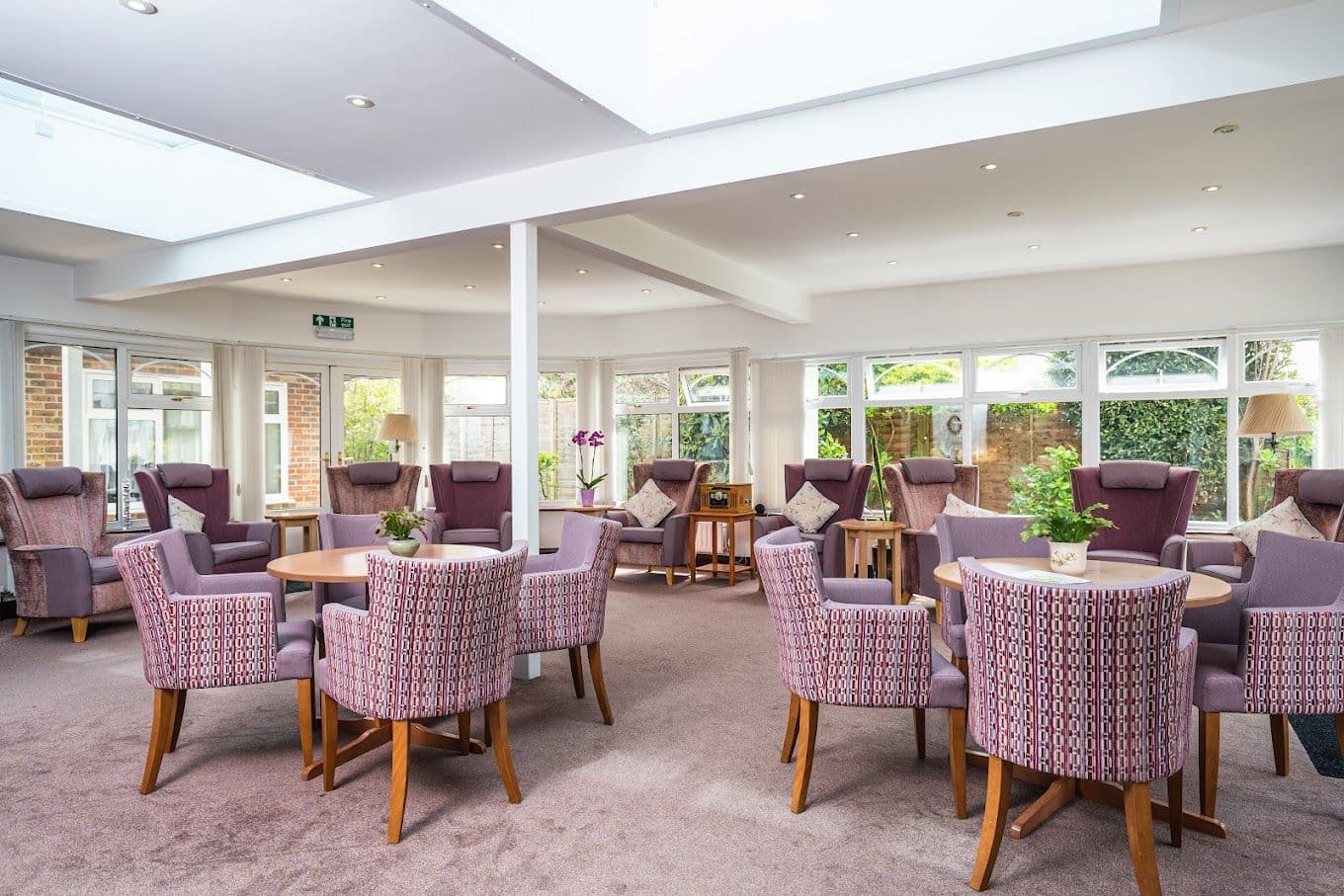 Lounge of Oakland Court care home in Bognor Regis