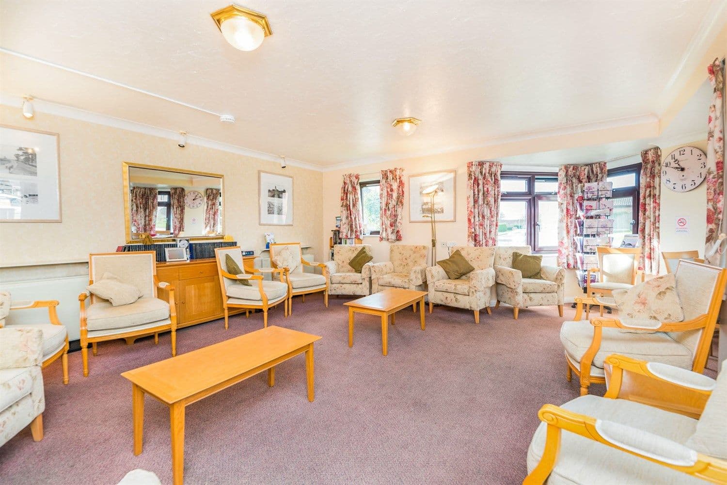 Communal Lounge at Oakhaven Retirement Development in Harwich, Tendring