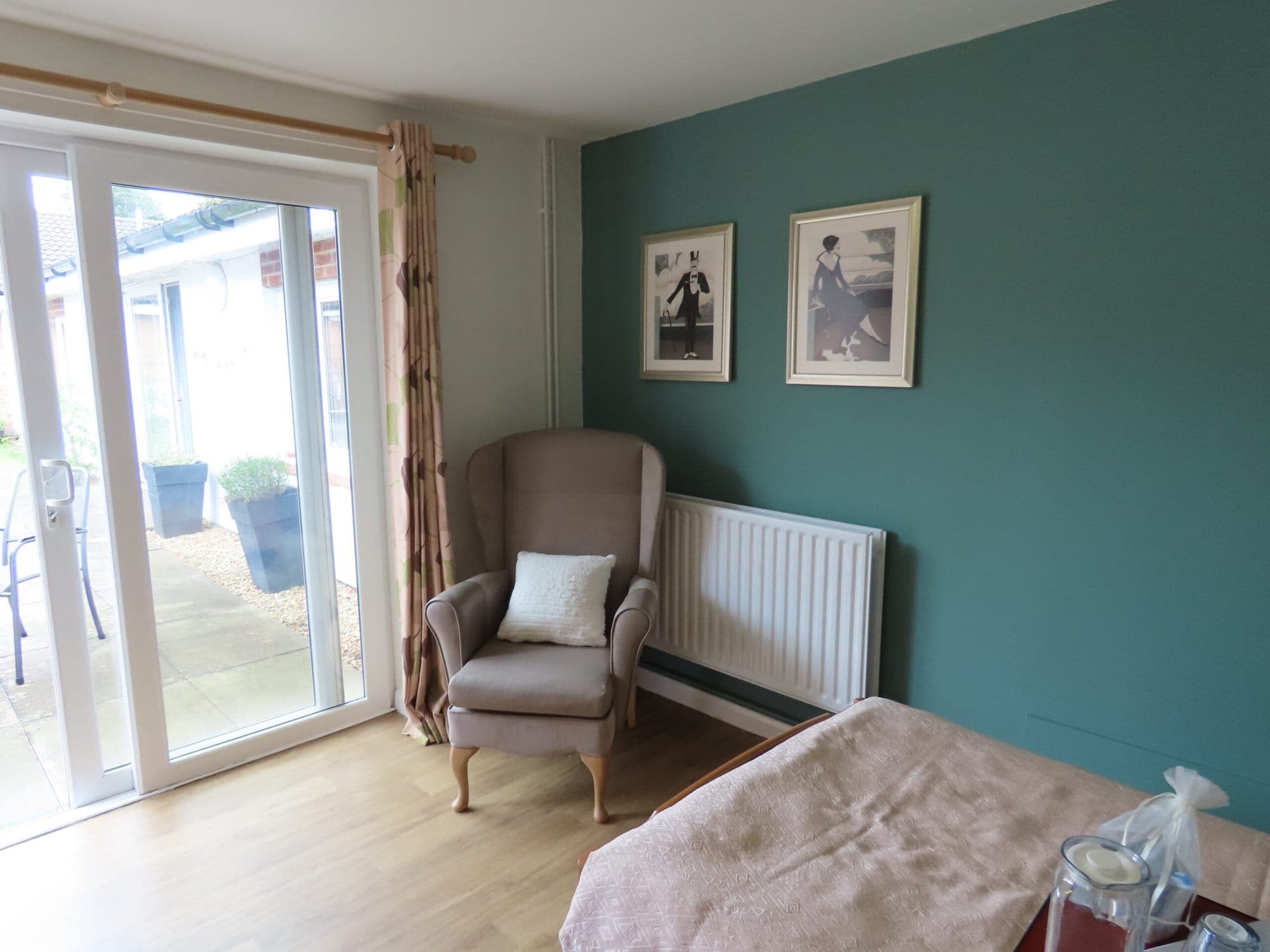 bedroom at Old Gates Care Home, Blackburn