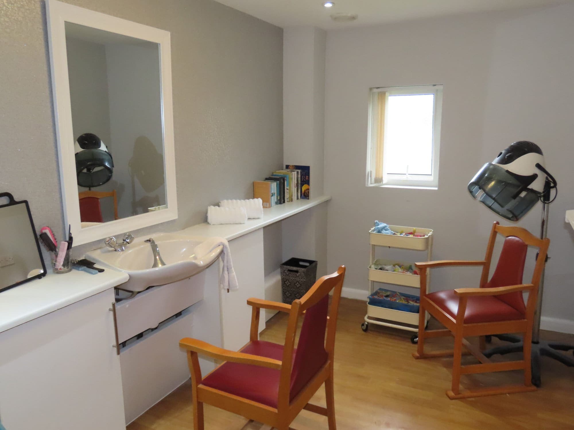 salon at Old Gates Care Home, Blackburn