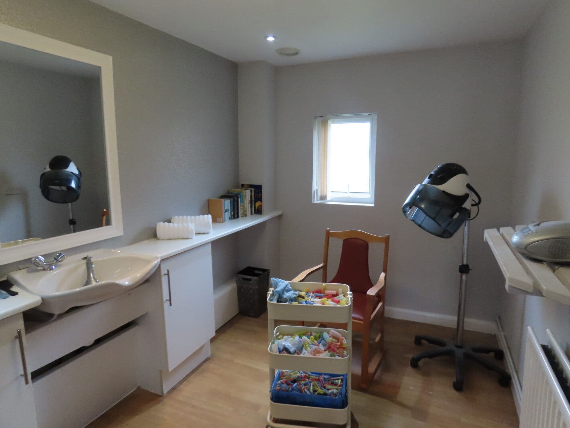 salon at Old Gates Care Home, Blackburn