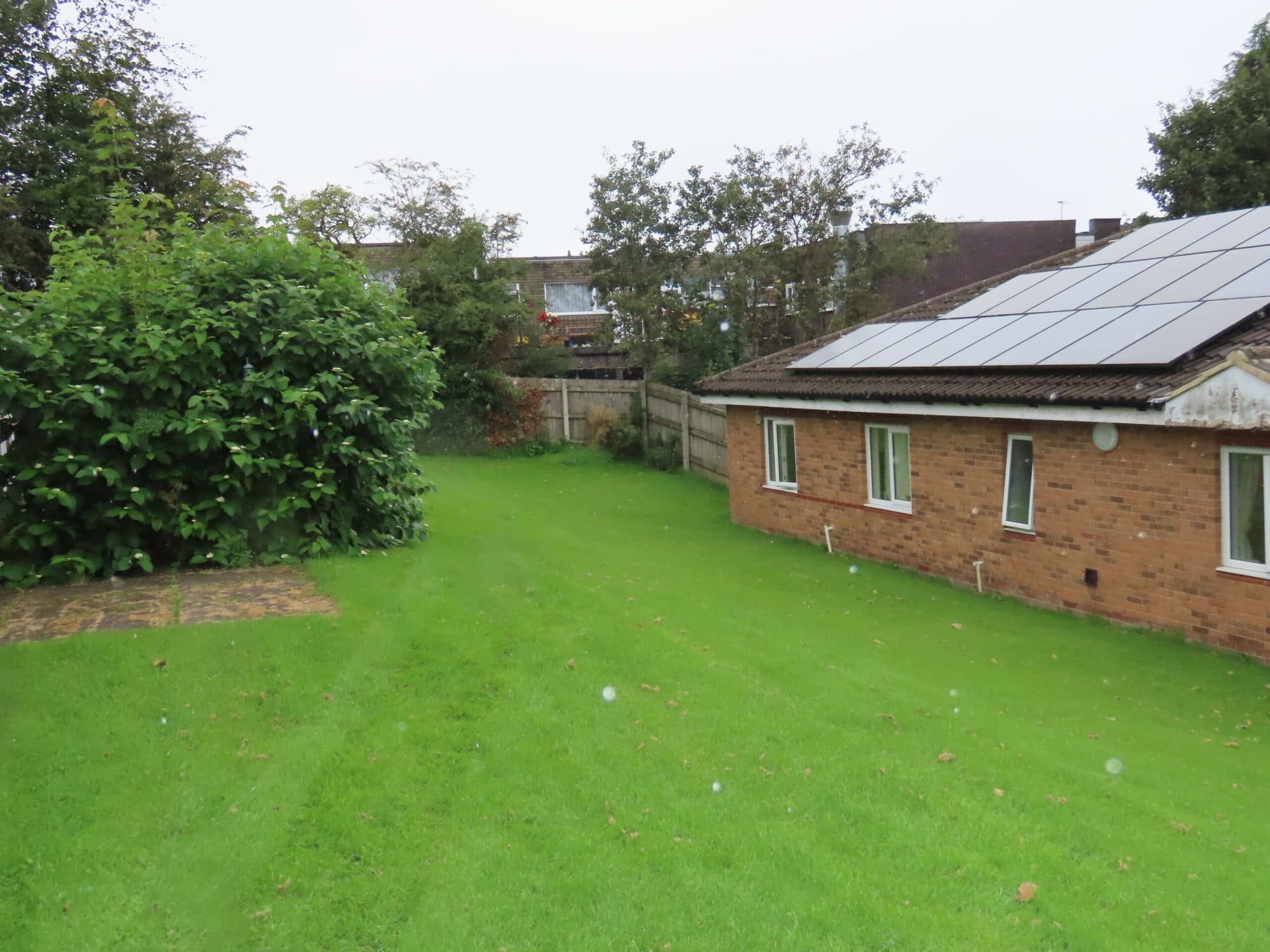 garden at Old Gates Care Home, Blackburn