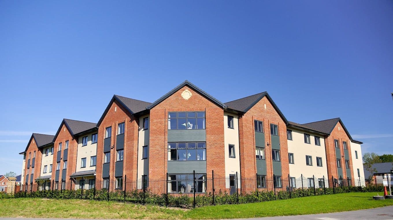 Exterior of Old Sarum Manor care home in Salisbury, Wiltshire