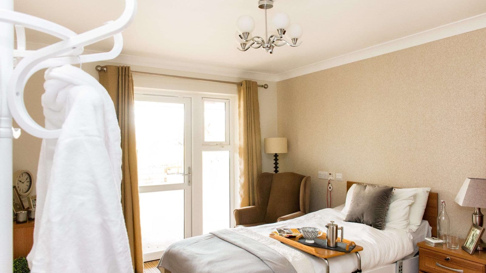 Bedroom at The Orchard Care Home in Hertfordshire, East of England