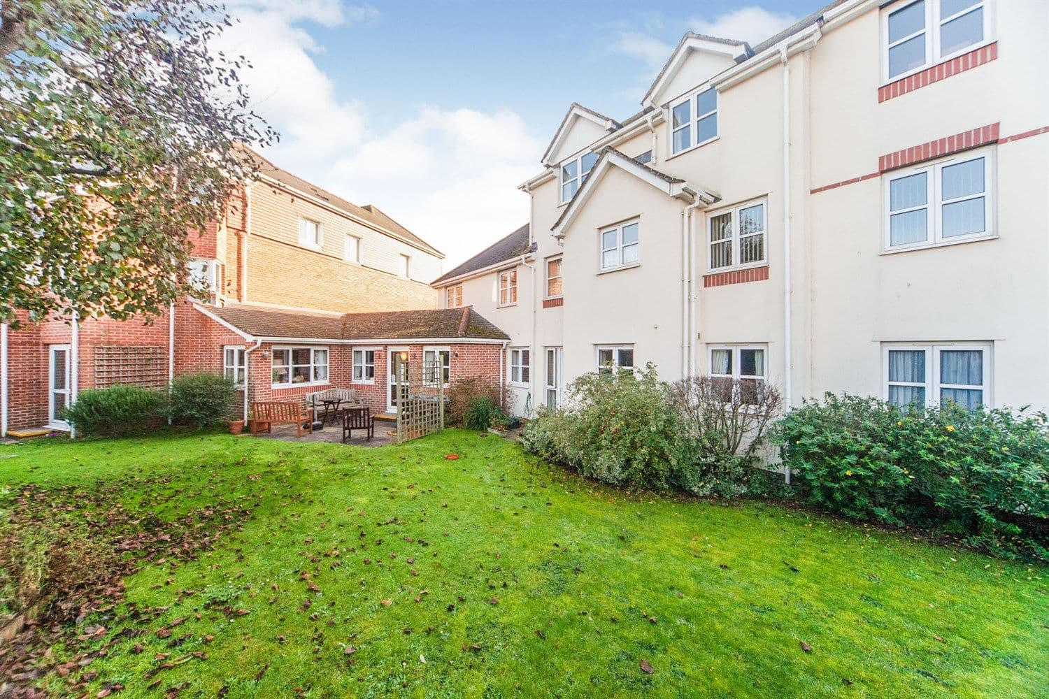 Exterior of Orcombe Court in Exmouth, Devon